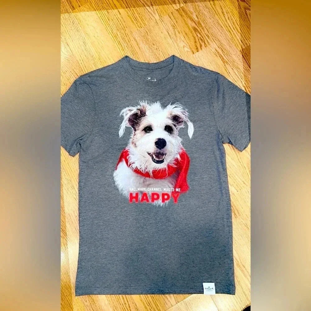 Hallmark Channel The Heart of TV Shirt “Hallmark Channel Makes Me HAPPY” Size S